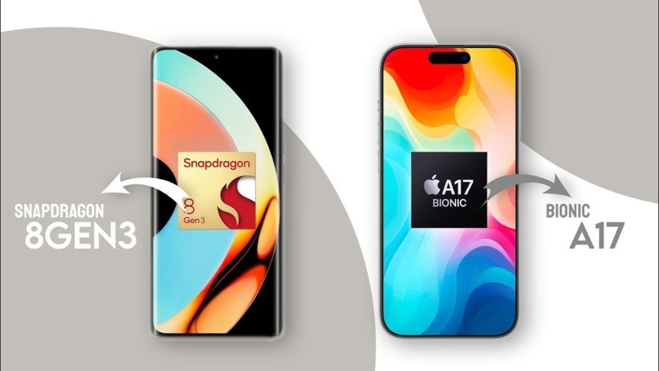 Các mẫu điện thoại được trang bị Snapdragon 8 Gen 3 và Apple A17 Pro