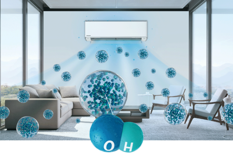 Công nghệ Nanoe còn có khả năng khử mùi hiệu quả giúp không gian trong nhà giữ được sự trong lành