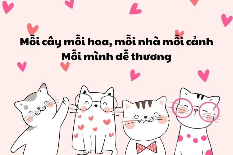 Stt đáng yêu, thả thính dễ thương