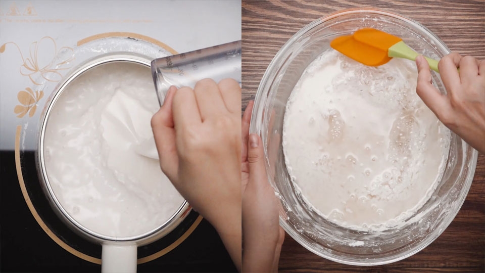 Làm bột bánh
