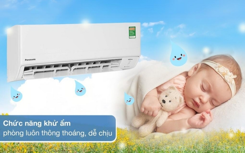 Chức năng hút ẩm để không gian luôn khô thoáng