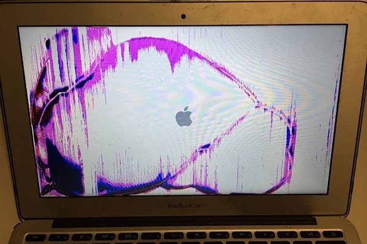 Màn hình laptop bị chảy mực 1