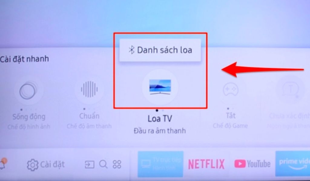 Hướng dẫn kết nối bluetooth với tivi Samsung và lưu ý một số lỗi thường gặp 4