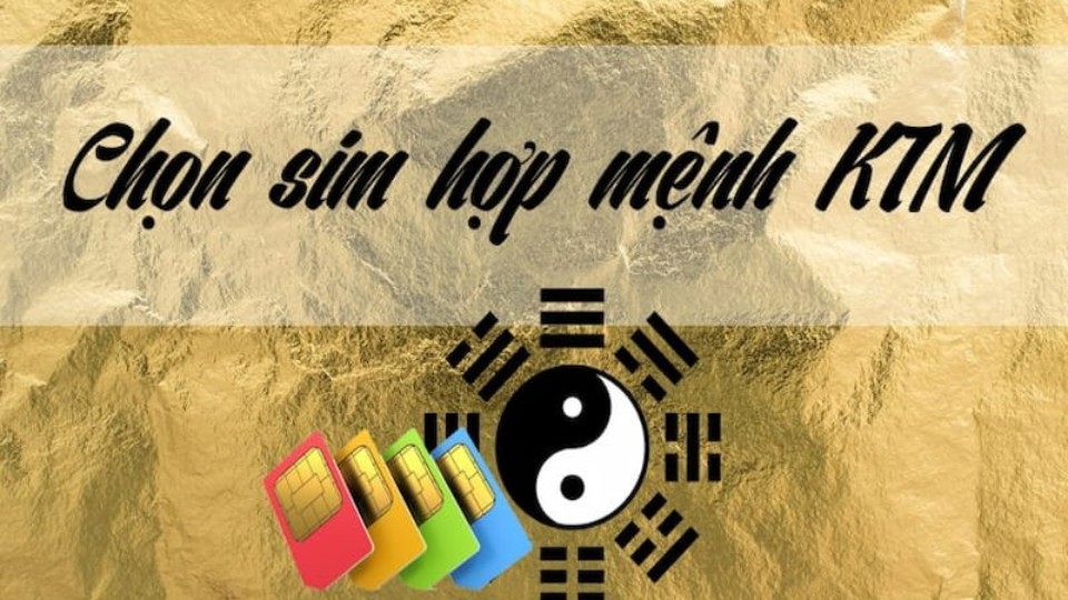Cách lựa chọn sim số đẹp cho người mệnh Kim.