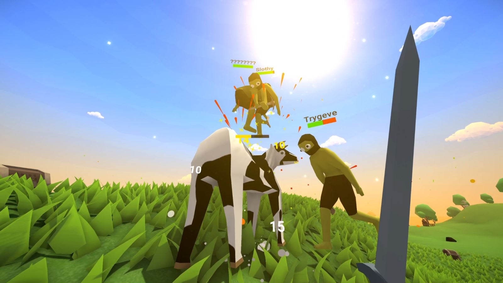 Hình ảnh đơn giản, tươi sáng trong game