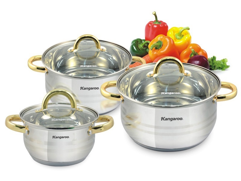 bộ nồi inox cho bếp từ - ảnh 2