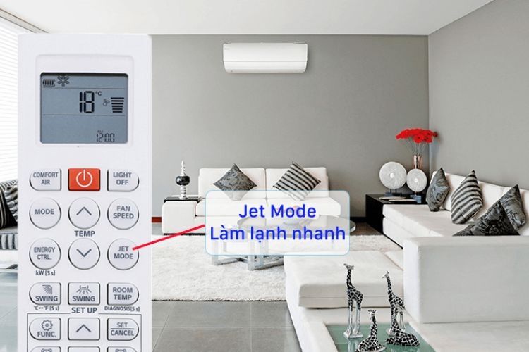 Chế độ làm lạnh nhanh trên điều hòa Inverter