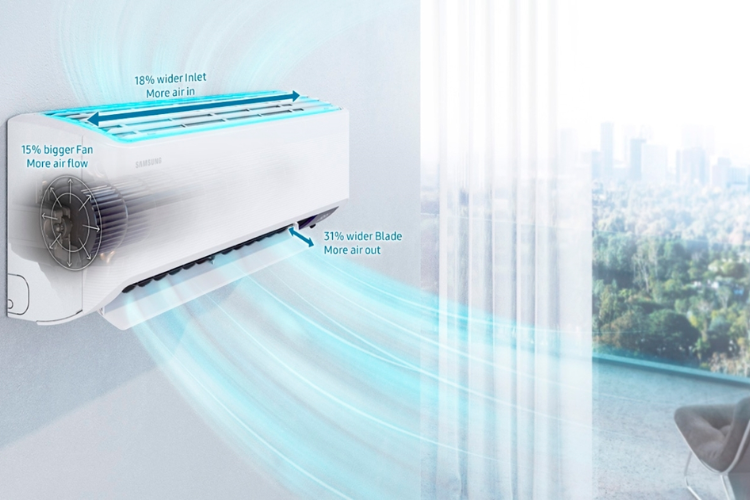 Review máy lạnh Samsung Wind-free Inverter 1.5 HP AR13TYGCDWKNSV chi tiết - hình 5