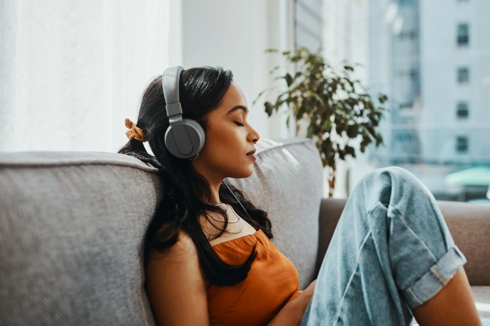 Thư viện bài hát trong ứng dụng Calm