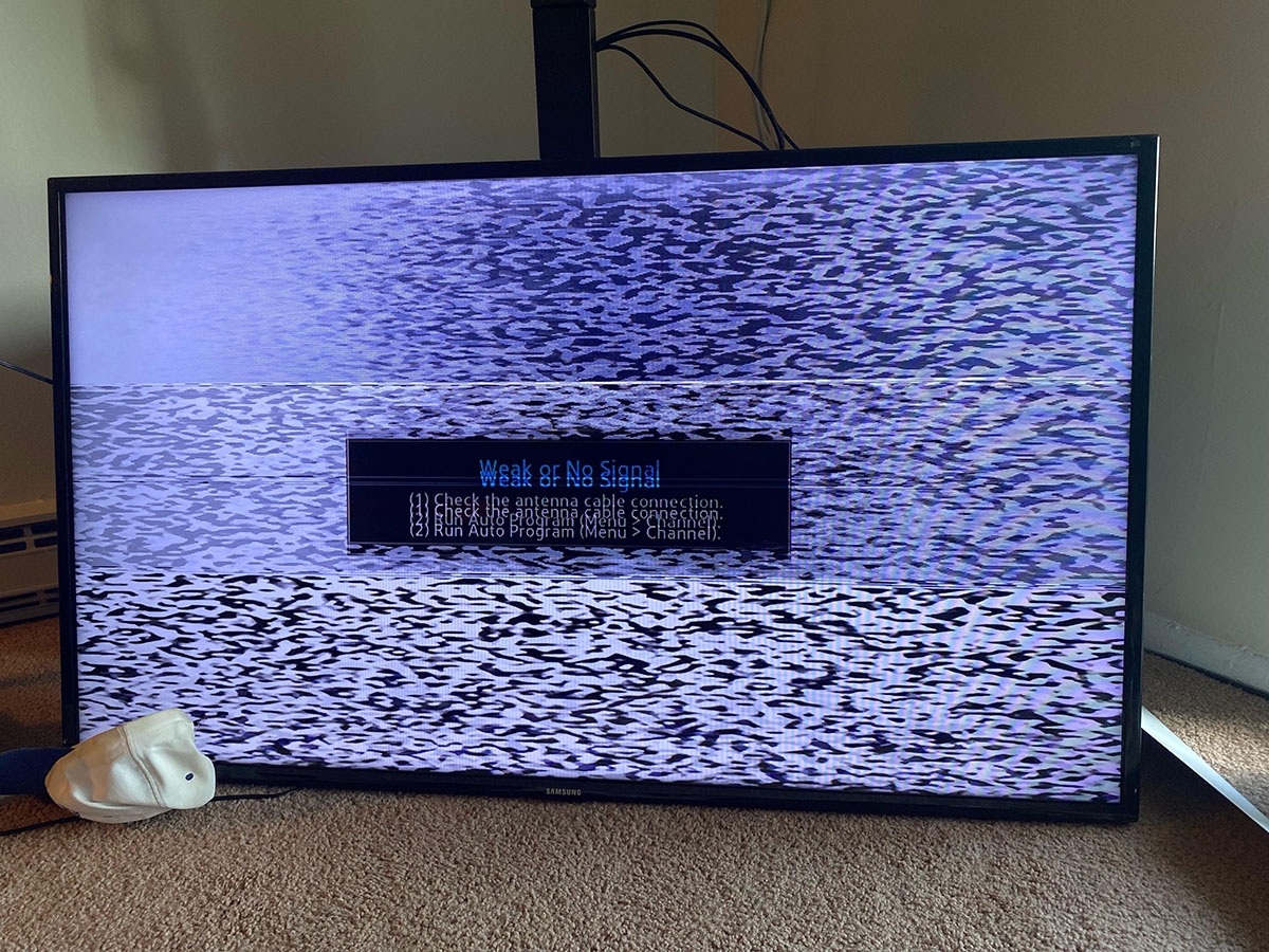 tivi samsung có tiếng mà không có hình - hình 1