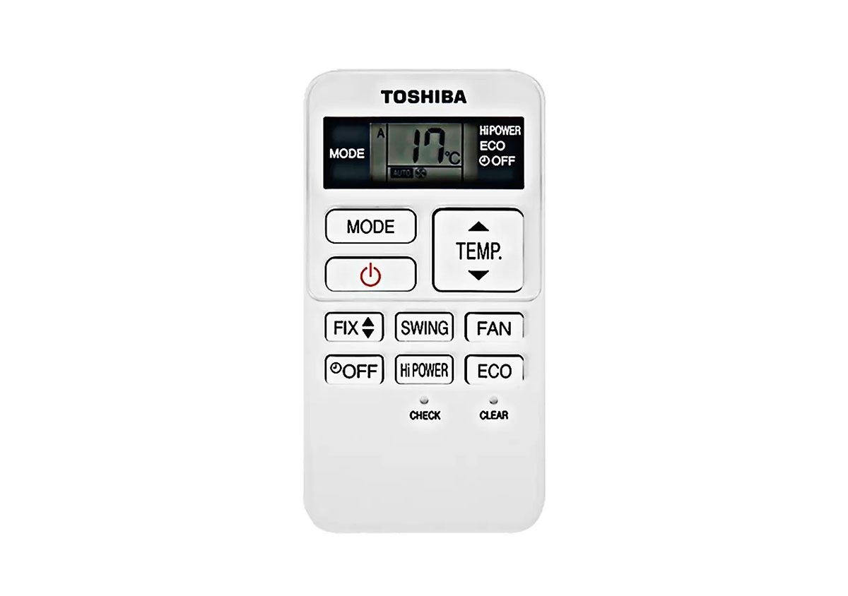 biểu tượng chữ a trên điều khiển điều hòa toshiba - hình 1