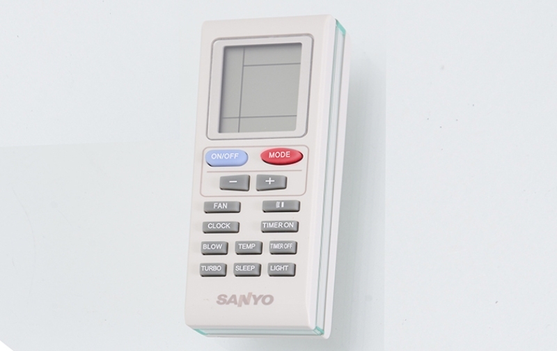 Remote máy lạnh Sanyo cũ hình 2