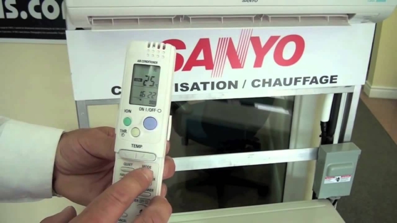 Remote máy lạnh Sanyo cũ hình 3