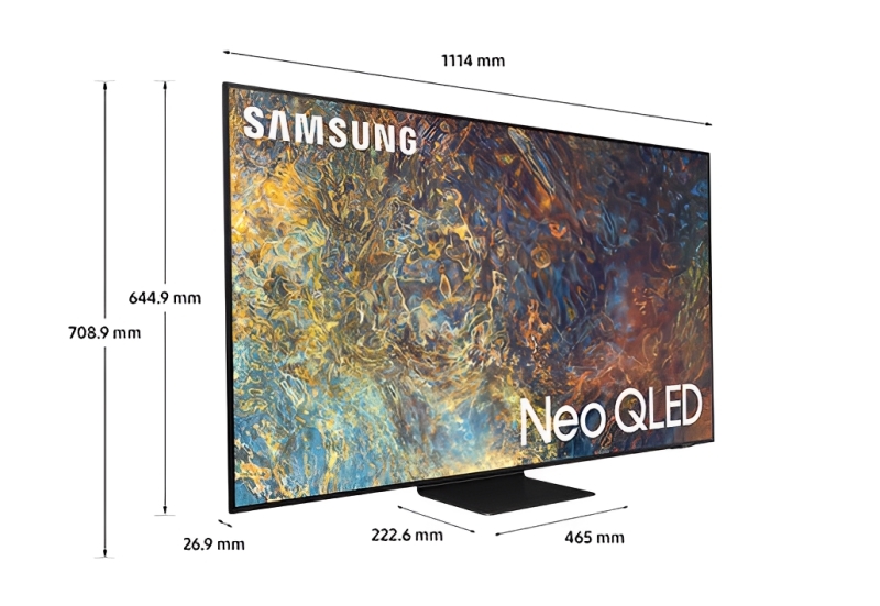 Góc giải đáp: Kích thước tivi 50 inch Samsung là bao nhiêu?