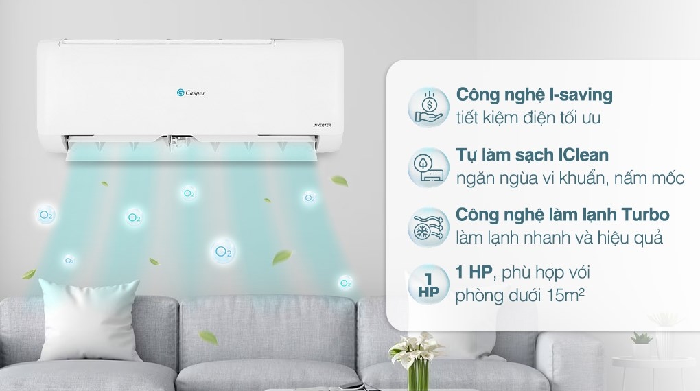 Máy lạnh Casper tích hợp vô vàn tính năng hiện đại nhất