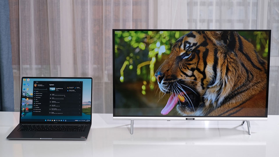 Tivi Coocaa HD 32 inch WIFI 32S3U có thể kết nối với các thiết bị điện tử khác