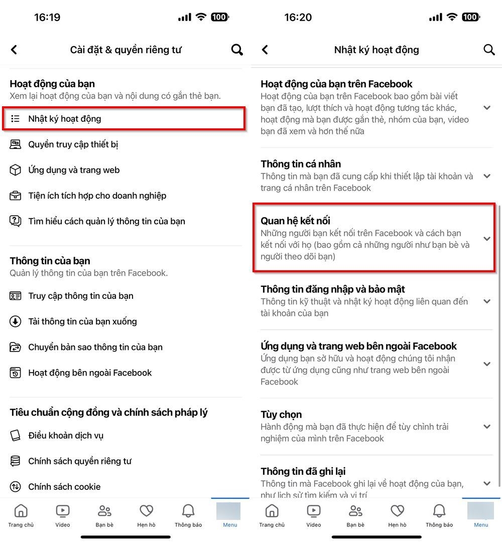 Cách xem ngày giờ kết bạn và đã kết bạn bạn những ai trên Facebook 2