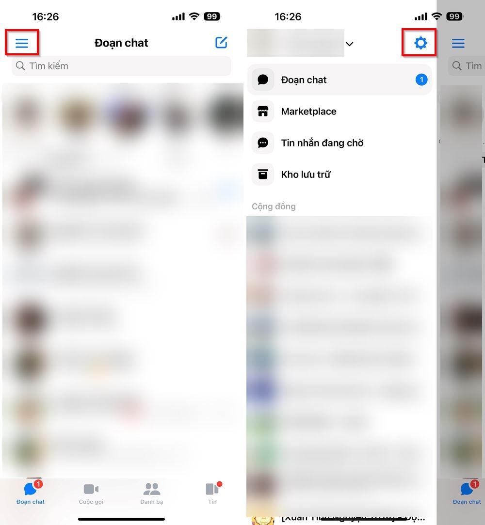 Cách mở liên kết trên Messenger bằng trình duyệt 1
