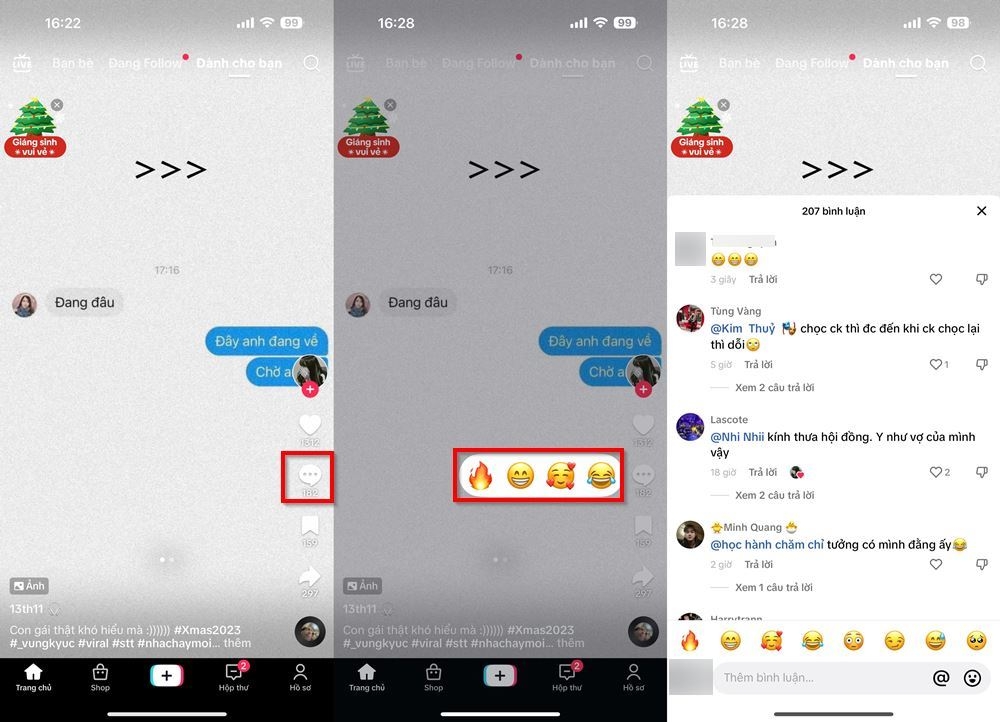 Cách thả biểu tượng cảm xúc cho video trên TikTok 2