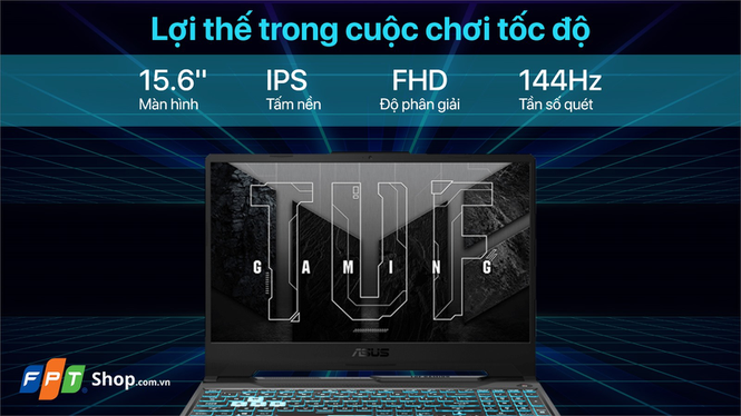 Màn hình của Asus TUF Gaming F15 FX506HF HN017W