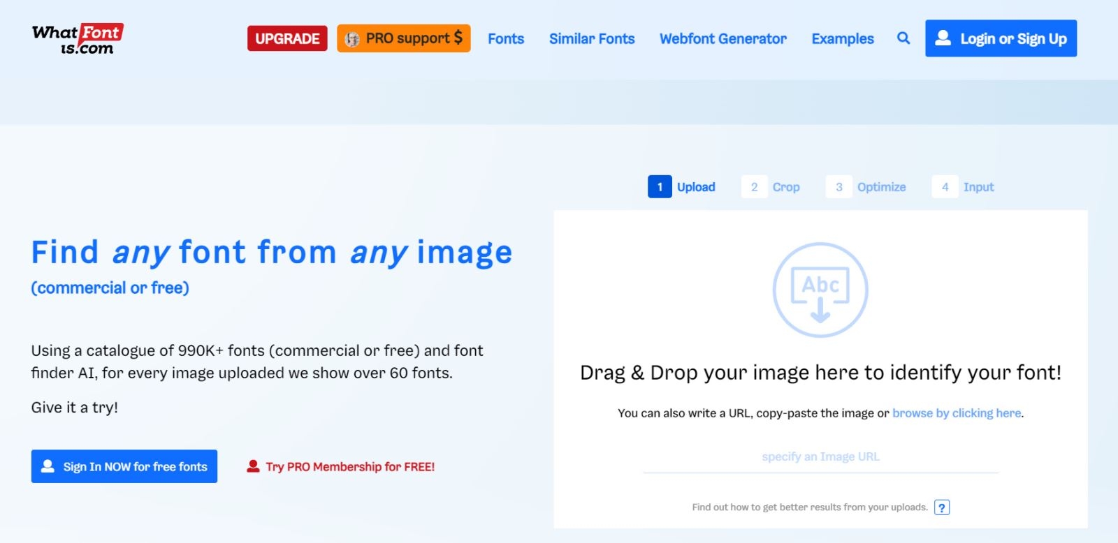 Tổng hợp trang web tìm font chữ bằng hình ảnh miễn phí, dễ tìm