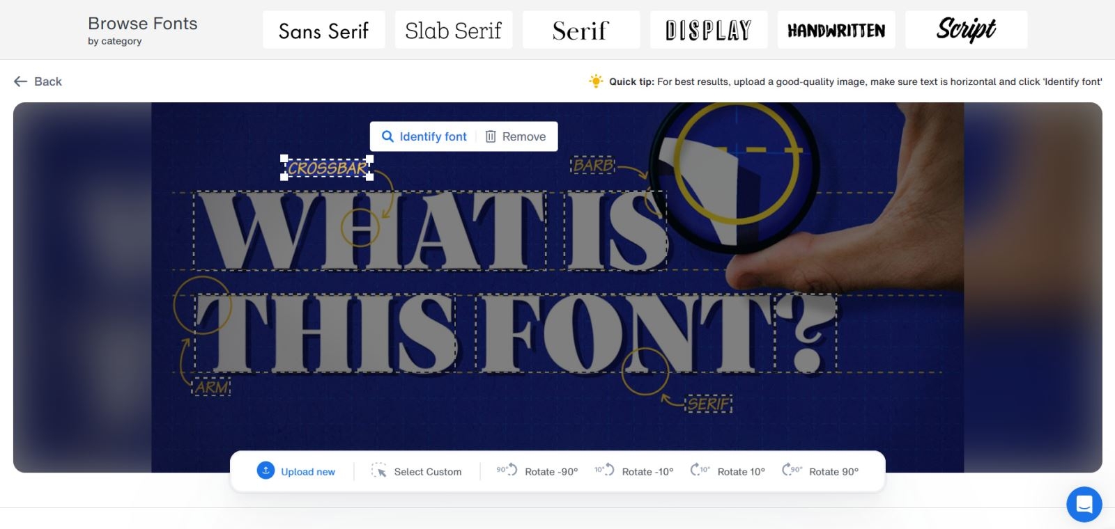 Tổng hợp trang web tìm font chữ bằng hình ảnh miễn phí, dễ tìm