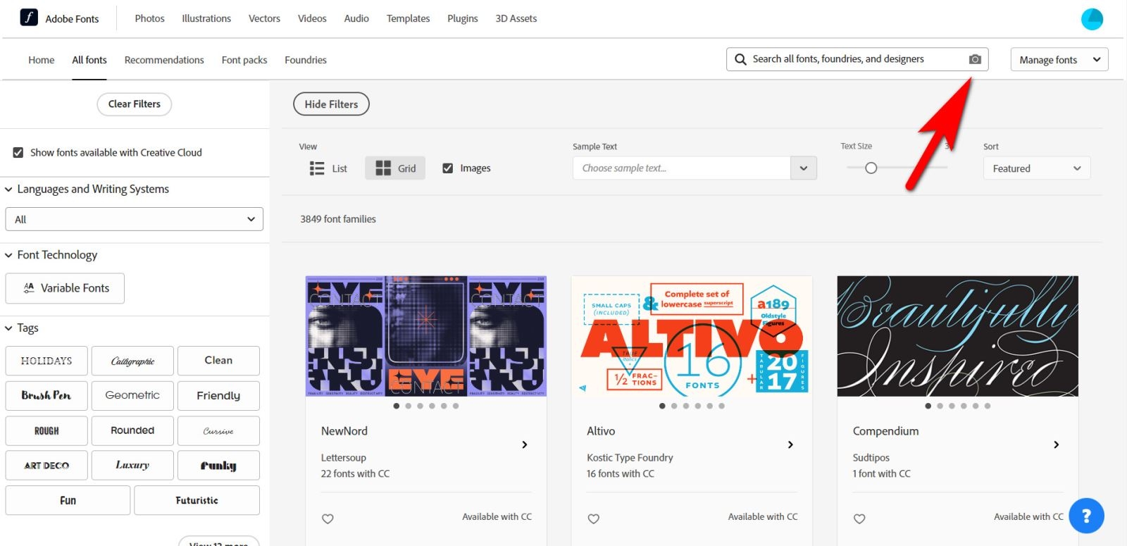 Tổng hợp trang web tìm font chữ bằng hình ảnh miễn phí, dễ tìm