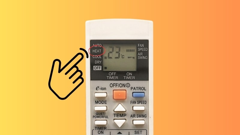 Dựa vào ký hiệu trên remote