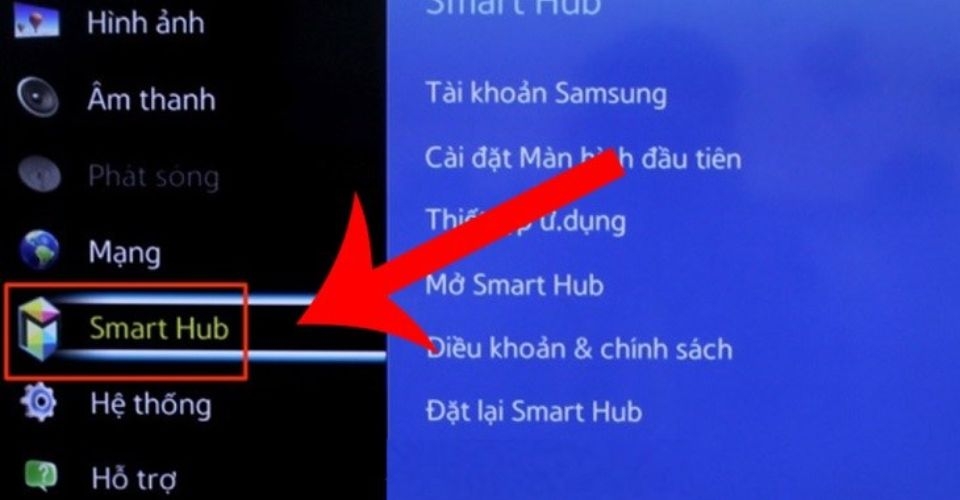 Khắc phục mã lỗi 0-1 hoặc 7-1 bằng cài đặt lại Smart Hub