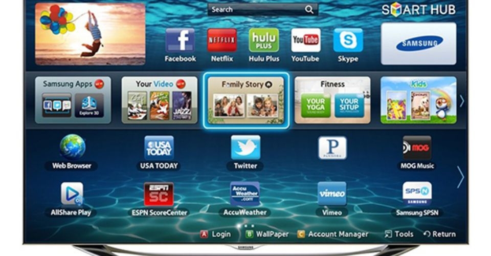 Mã lỗi 0-1 hoặc 7-1 trên tivi Samsung thông thường sẽ liên quan đến Smart Hub