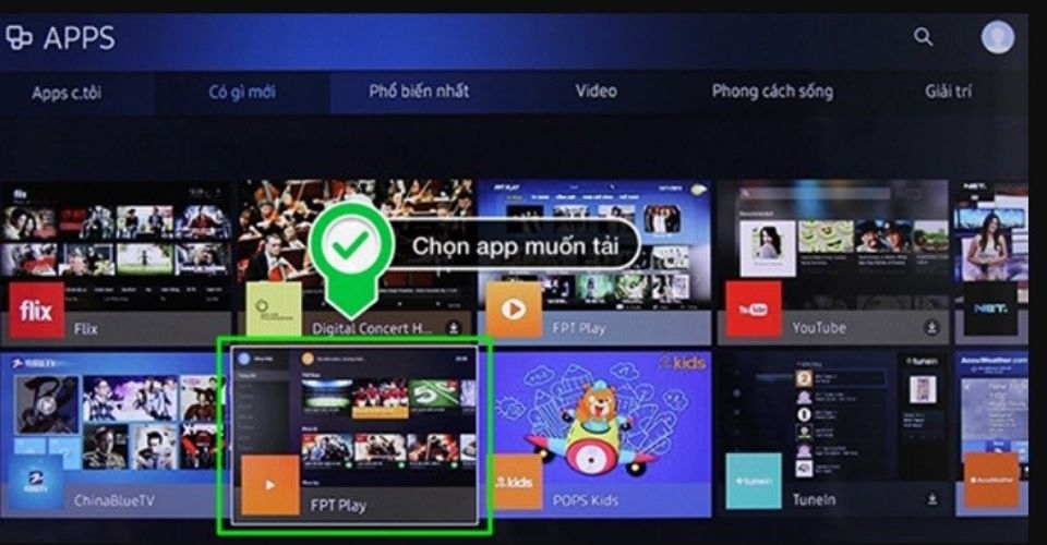 Ví dụ mã lỗi 118 xảy ra khi đang tải ứng dụng từ Samsung App Store