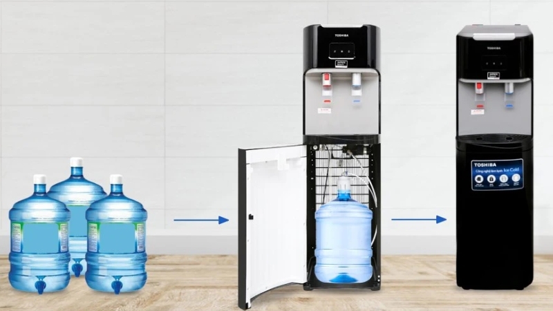 Cây nước nóng lạnh Toshiba RWF-W1669BV(K1)