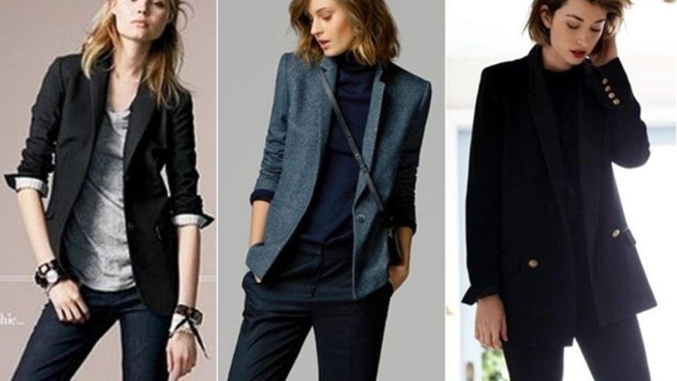 Tomboy thường phối đồ với áo Blazer