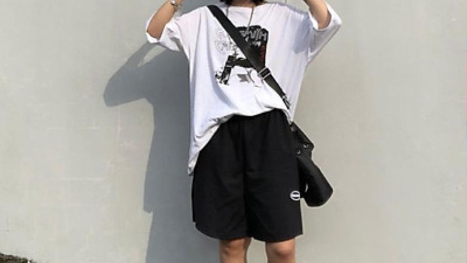 Tip phối đồ cùng quần form rộng cho Tomboy