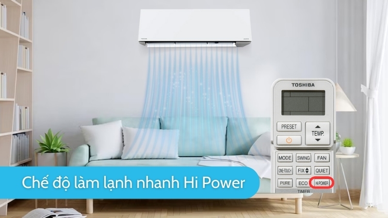 Chế độ làm lạnh nhanh Hi Power