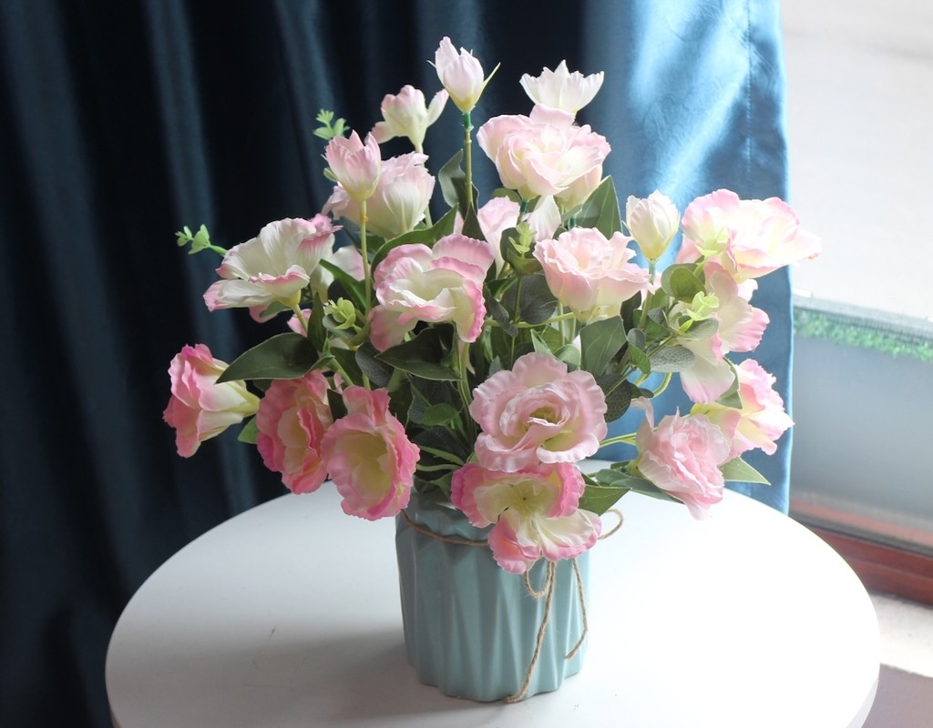 Hoa cát tường tươi tắn và tràn đầy sức sống