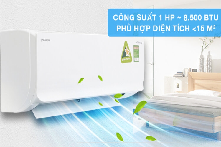 Daikin 1.0 Hp ATKC25TVMV xứng đáng là máy lạnh Inverter đáng mua nhất hiện nay