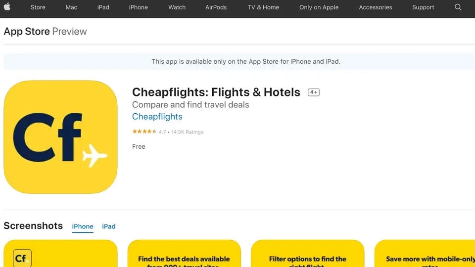 Cheapflights hỗ trợ đặt phòng khách sạn 