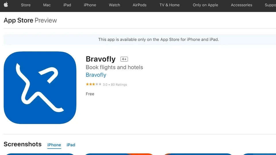 Bravofly là ứng dụng đặt vé máy bay quốc tế