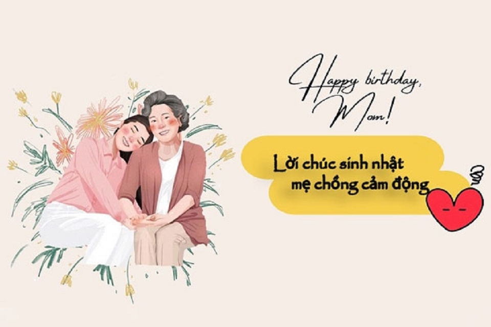 Lời chúc mừng sinh nhật hay cho mẹ chồng