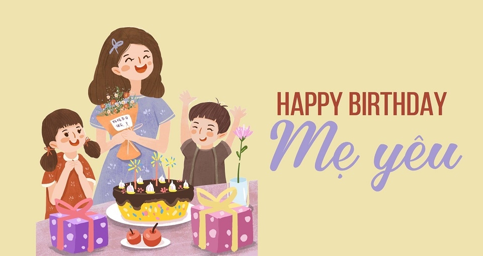 Lời chúc mừng sinh nhật mẹ hài hước