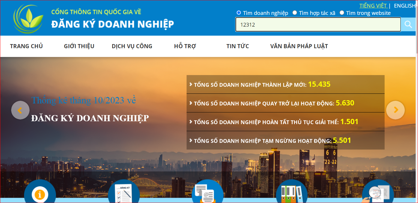 Hướng dẫn tra cứu giấy phép kinh doanh online chuẩn xác nhất 4