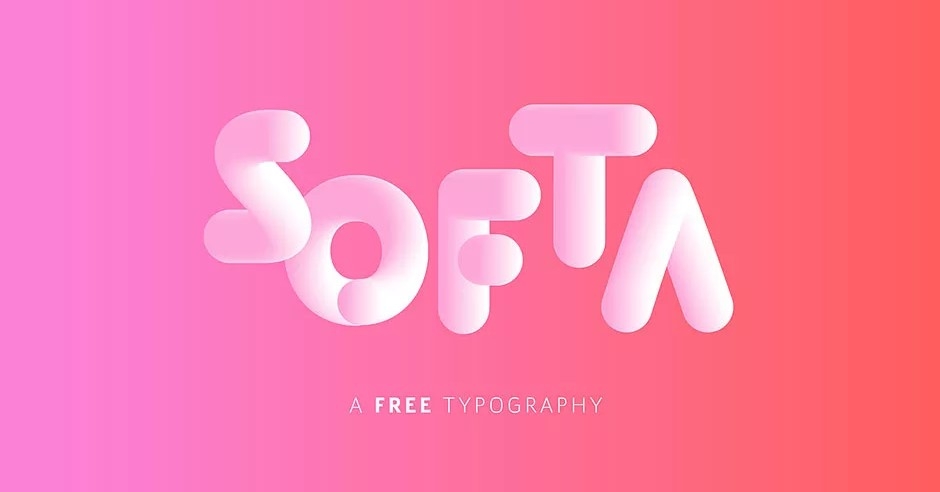 Font chữ tròn béo ngộ nghĩnh Softa