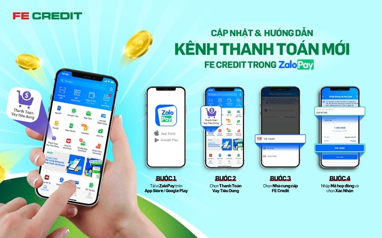 Thanh toán khoản vay FE qua ví Zalo Pay