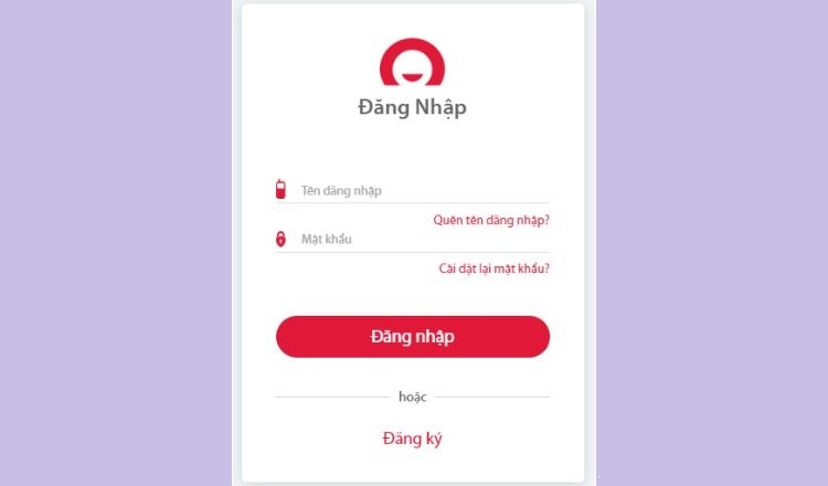Đăng nhập vào app Home Credit