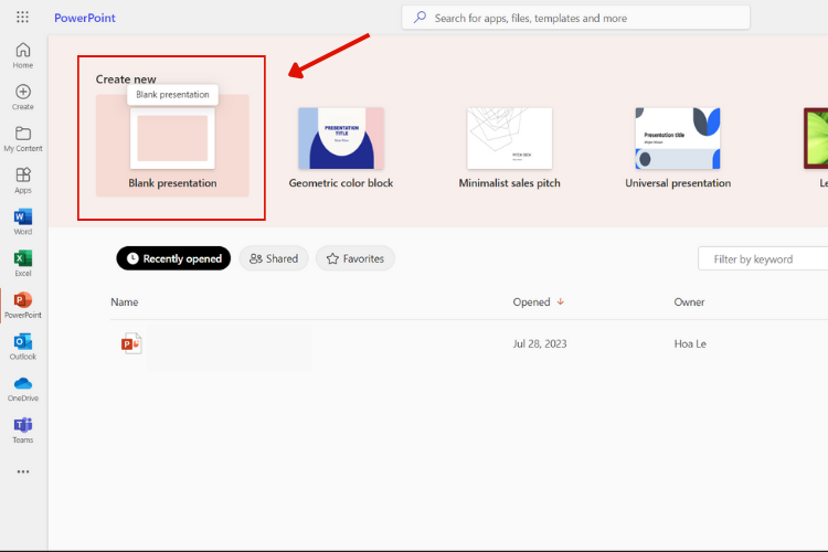 Cách đăng nhập PowerPoint Online là gì? (5)