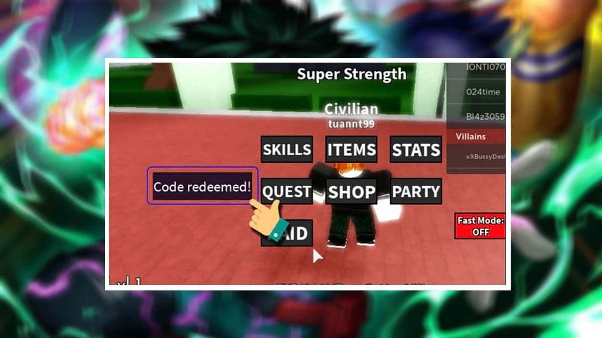 Nhập đúng mã code