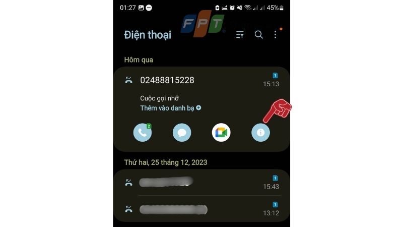 Cách chặn số điện thoại 024888 khi có dấu hiệu lừa đảo 2