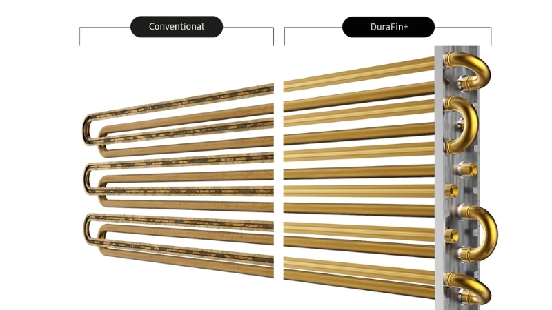 Công nghệ chống ăn mòn DuraFin™ hỗ trợ bảo vệ tối ưu bộ trao đổi nhiệt