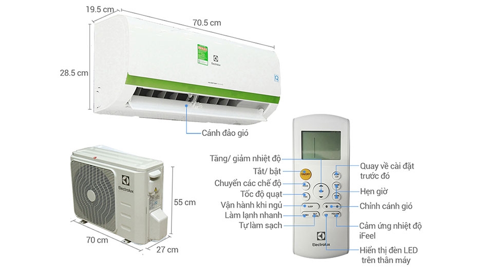 Điều khiển chính hãng luôn đi kèm với sản phẩm